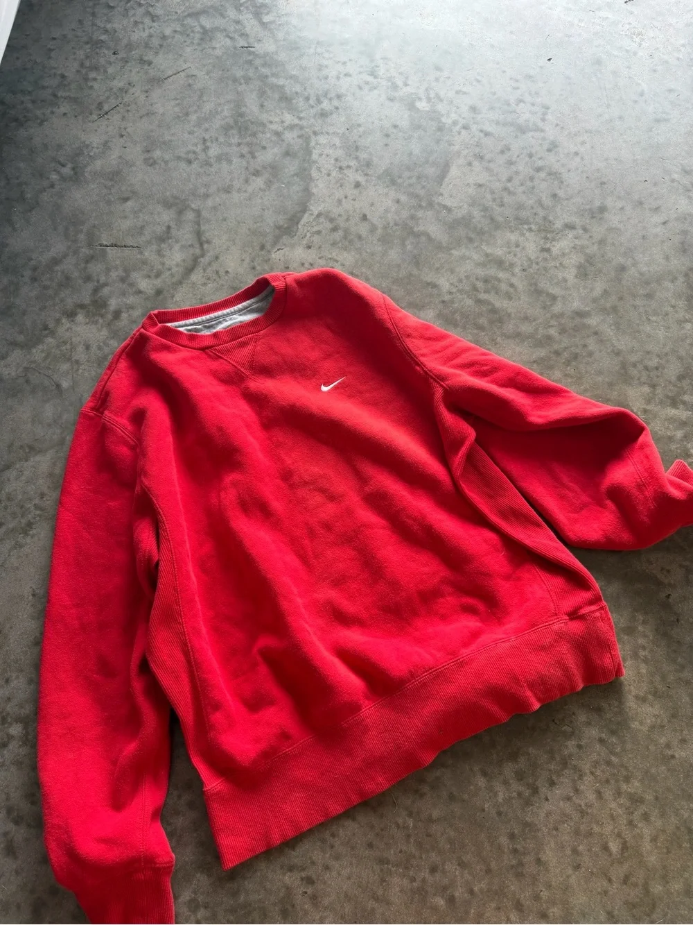 Nike Men’s Bright Red Crewneck Sweatshirt
